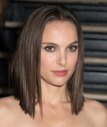 Natalie Portman with hair