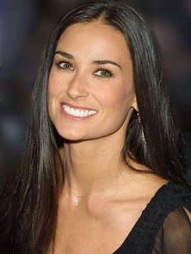 demi moore with hair
