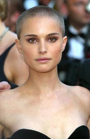 natalie portman without hair
